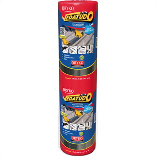 Vedatudo Fita Adesiva Alum 45Cmx10Mt Vedatudo Fita Adesiva Alum 45Cmx10Mt