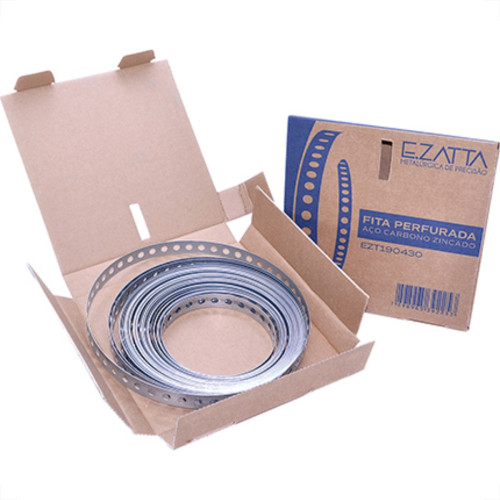 Fita Perfurada 19Mm Caixa C/30Mt Ezt Fita Perfurada 19Mm Caixa C/30Mt Ezt
