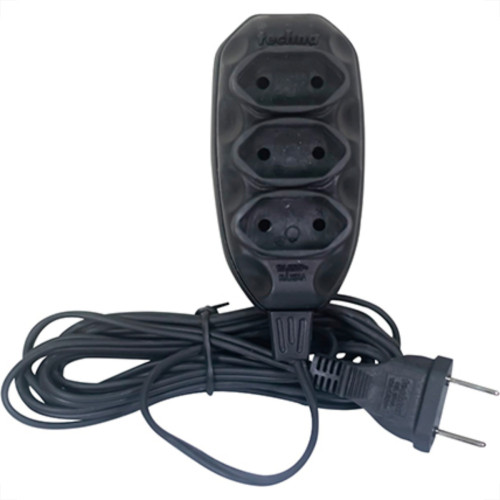 Extensao Techna Pl 0,75 5Mt Preto Extensao Techna Pl 0,75 5Mt Preto