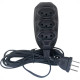 Extensao Techna Pl 0,75 5Mt 2P+T10A Preto Extensao Techna Pl 0,75 5Mt 2P+T10A Preto