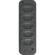 Tomada Barra Techna D Quint 2P+T 10A Preto Tomada Barra Techna D Quint 2P+T 10A Preto