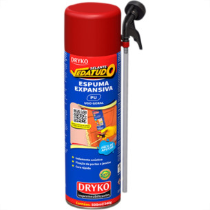 Espuma De Poliuret.Dryko 500Ml/340G . / Kit C/ 12 Unidades