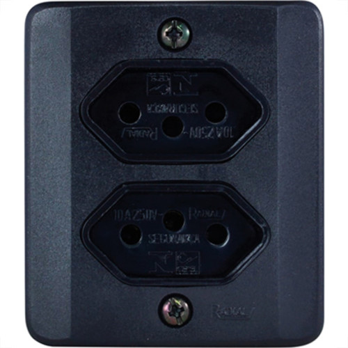 Sistema X Radial Preto 2Tom 20A C/Caixa 1905215