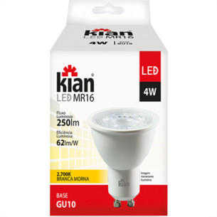 Lamp Dicr 04W Led 2700K Kian Gu10