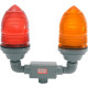 Sinalizador Duplo.Alum Olivo Amarelo/Vermelho Sinalizador Duplo.Alum Olivo Amarelo/Vermelho