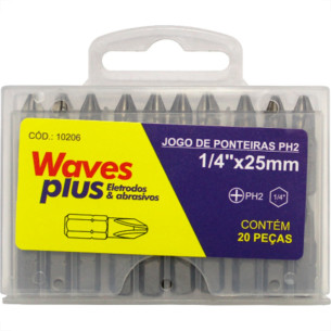 Jogo Ponteira Waves Phillips 1/4X25Mm 20P