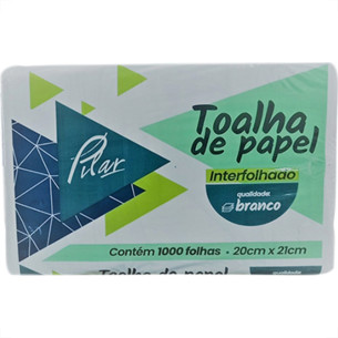 Papel Toalha Br 20X21Cm C/1000 Pilar