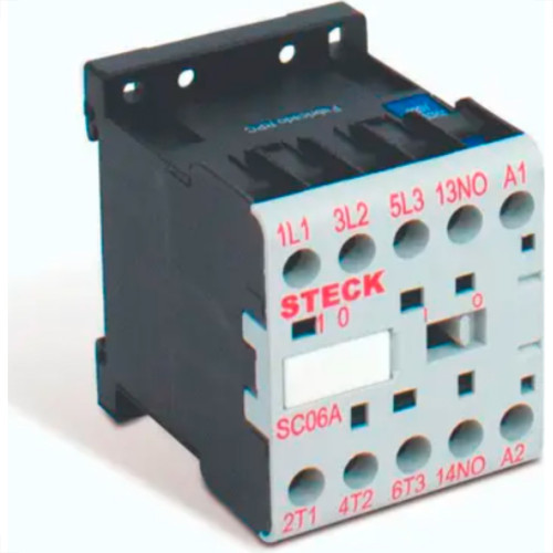 Mini Contator Steck Sc06A 10M 3P 220V Mini Contator Steck Sc06A 10M 3P 220V