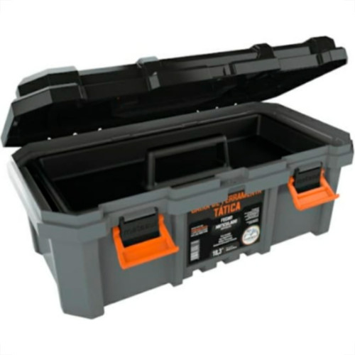 Caixa P/Ferramenta Metasul 18,3 23X44Cm Cinza/Preto Caixa P/Ferramenta Metasul 18,3 23X44Cm Cinza/Preto