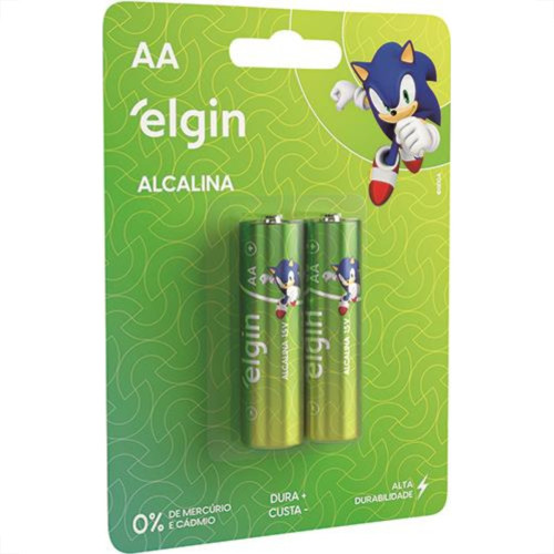 Pilha Alcalina Elgin Peq.Aa2 C/2 - Kit C/10 CA Pilha Alcalina Elgin Peq.Aa2 C/2 - Kit C/10 CA