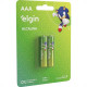 Pilha Alcalina Elgin Palito Aaa2 C/2 - Kit C/10 CA