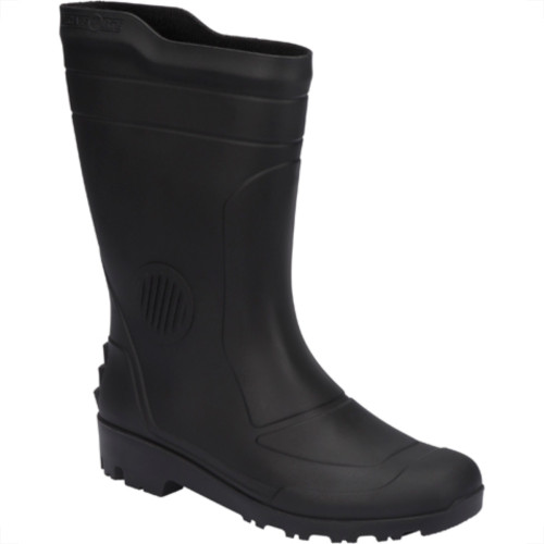 Bota Galocha Pega Forte Preto Cano Medio N.36 S/Forro Bota Galocha Pega Forte Preto Cano Medio N.36 S/Forro