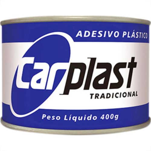 Massa Plastica 400Gr Carplast Branca - Kit C/12 Unidades Massa Plastica 400Gr Carplast Branca - Kit C/12 Unidades