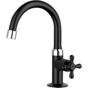 Torneira Abs Viqua Mar Lavario B.Alta 1/2 Preto 705