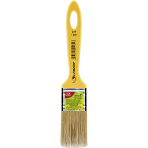 Trincha Pincel Condor 727 Recort D 1.1/2 Amarelo - Kit C/12 Unidades