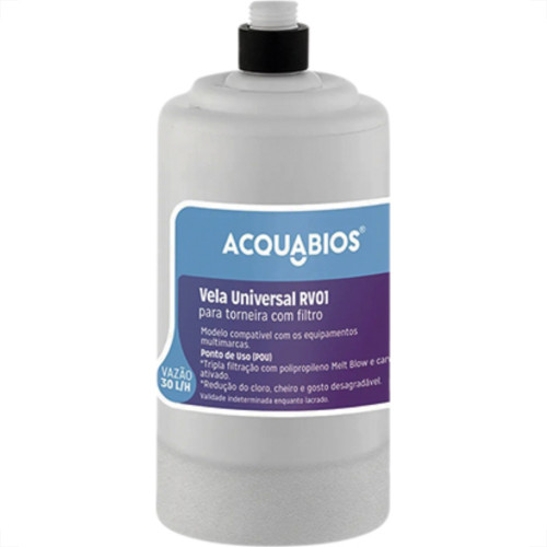 Vela P/Filtro Carvao Ativado Acquabios Vela P/Filtro Carvao Ativado Acquabios