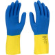 Luva Imbat Neoprex Amarelo/Azul 08-M Luva Imbat Neoprex Amarelo/Azul 08-M