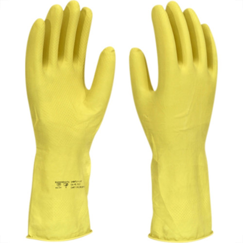 Luva Imbat Latex Forrada Amarelo 10-Gg - Kit C/12 Unidades Luva Imbat Latex Forrada Amarelo 10-Gg - Kit C/12 Unidades