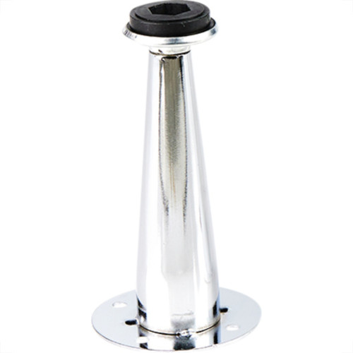 Pe Conico P/Moveis C/Regulagem 100Mm Cromado Pe Conico P/Moveis C/Regulagem 100Mm Cromado