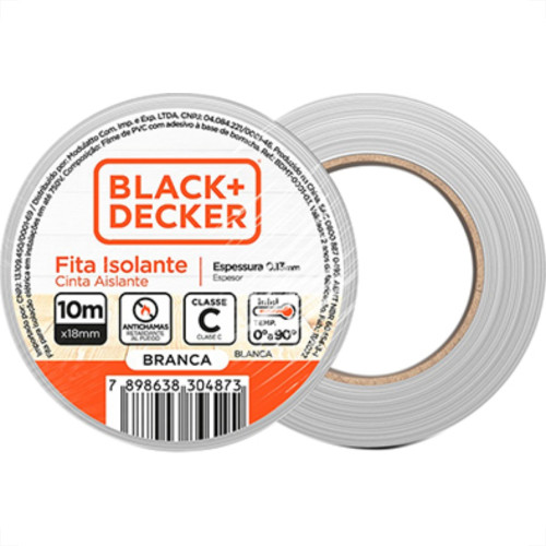 Fita Isol B_D 18X10 Branca - Kit C/10 Unidades Fita Isol B_D 18X10 Branca - Kit C/10 Unidades