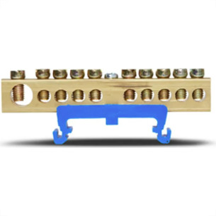 Barramento Steck Neutro 10 Termimal Sbn10