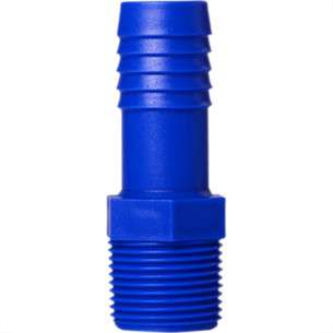 Adaptador Interno Mac Loren 1/2'' Azul - Kit C/25 Unidades
