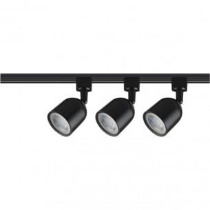 Trilho C/3 Spot Led 15W 6500K Blume Preto 