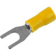 Terminal Pre-Isol Forquilha 4-6 F5,3 Amar - Kit C/100 Unidades Terminal Pre-Isol Forquilha 4-6 F5,3 Amar - Kit C/100 Unidades