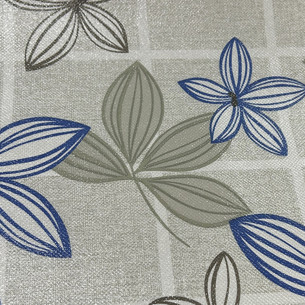 Toalha Mesa Termica Pvc 1,40X30M Fl Azul