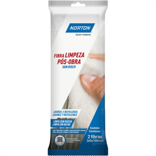 Fibra Abrasiva Norton Pos-Obra Branco C/2 Fibra Abrasiva Norton Pos-Obra Branco C/2