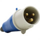 Plug Strahl 2P+T 16A 220/240V Azul 3076/Bc Plug Strahl 2P+T 16A 220/240V Azul 3076/Bc