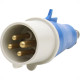 Plug Strahl 3P+T 32A 220/240V Azul 4279/Bc Plug Strahl 3P+T 32A 220/240V Azul 4279/Bc