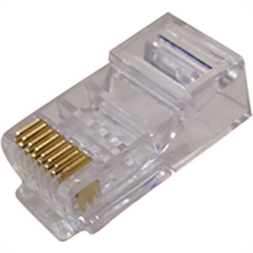 Conector P/Computador Mod Rj45 Cat 06 - Kit C/20 Unidades Conector P/Computador Mod Rj45 Cat 06 - Kit C/20 Unidades