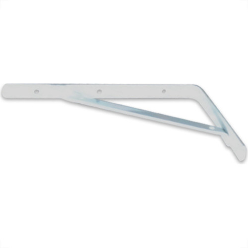 Cantoneira Mao Francesa R.C.A Forte Branco 20Cm - Kit C/12 Unidades