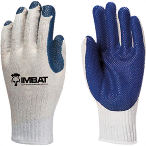 Luva Imbat Tricotada Banho Vulcan Azul 09 - Kit C/12 Unidades Luva Imbat Tricotada Banho Vulcan Azul 09 - Kit C/12 Unidades