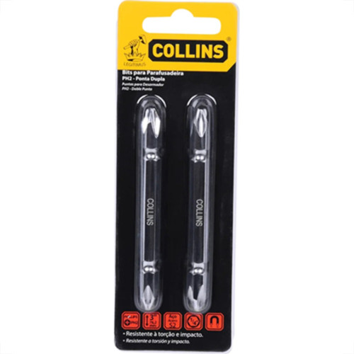 Jogo Ponteira Collins Phil 1/4X 76Mm 02P