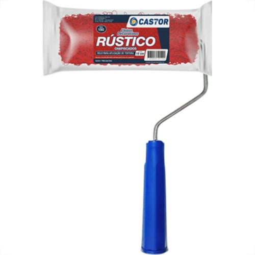 Rolo Castor Textura Rustico 15Cm C/C Rolo Castor Textura Rustico 15Cm C/C