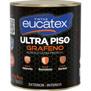 Tinta Eucatex Grafeno Piso 1/4 Vermelho Segu Tinta Eucatex Grafeno Piso 1/4 Vermelho Segu