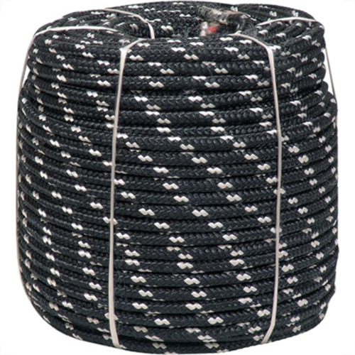 Corda Poliest.Firmeza Branco/Preto 08Mm Rl/240 Corda Poliest.Firmeza Branco/Preto 08Mm Rl/240