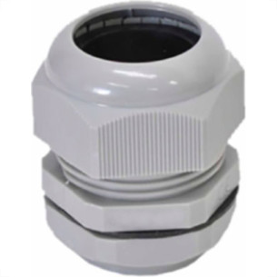 Prensa Cabo Germer 1/4 Bsp Cinza - Kit C/10 Unidades