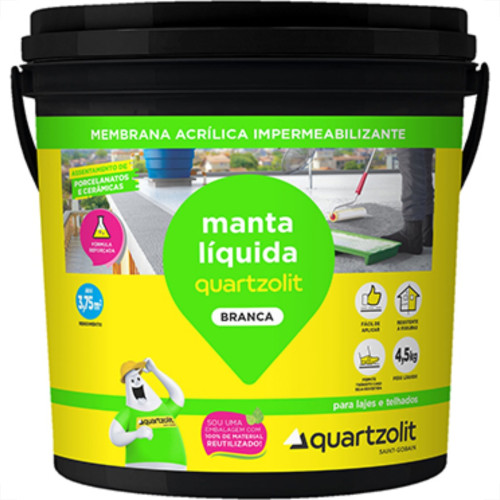 Manta Liquida Quartzolit Branco 4,5Kg Manta Liquida Quartzolit Branco 4,5Kg