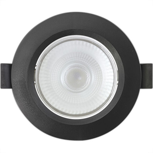 Spot Emb.08W Led 3000K Red Blumenau Preto