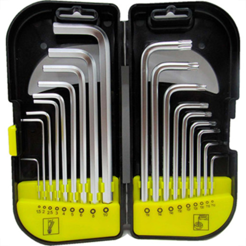 Jogo Chave Titan Allen+Torx+T10-T50 Crv Jogo Chave Titan Allen+Torx+T10-T50 Crv