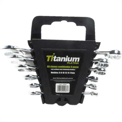 Jogo Chave Combinad Titanium 6 17 06P Jogo Chave Combinad Titanium 6 17 06P