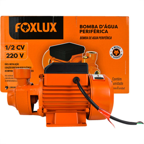 Bomba Dagua Periferica 1/2 Cv 220V Foxlu Bomba Dagua Periferica 1/2 Cv 220V Foxlu