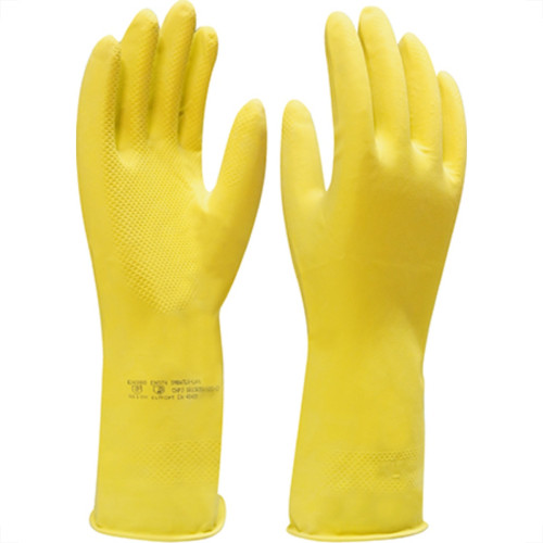 Luva Imbat Latex Verniz Silver Amarelo 08-M - Kit C/12 Unidades Luva Imbat Latex Verniz Silver Amarelo 08-M - Kit C/12 Unidades