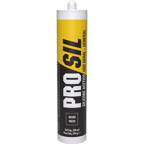 Cola Silicone 244G Pro-Sil Preto Cola Silicone 244G Pro-Sil Preto