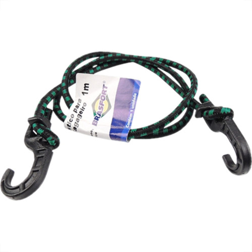 Elastico P/Bagageiro Brasfort 1,00Mt G.Pvc - Kit C/10 Unidades Elastico P/Bagageiro Brasfort 1,00Mt G.Pvc - Kit C/10 Unidades