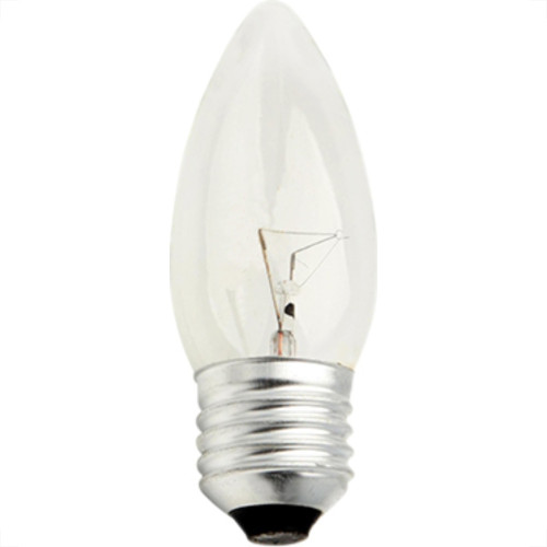 Lampada Vela Lisa Clara E27 40X127 Brasfort - Kit C/10 Unidades Lampada Vela Lisa Clara E27 40X127 Brasfort - Kit C/10 Unidades