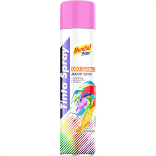 Spray Mundial Geral Rosa 400Ml Spray Mundial Geral Rosa 400Ml